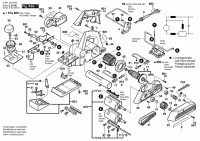 Bosch 0 601 593 667 GHO 36-82 C Portable Planer 240 V / GB Spare Parts GHO36-82C